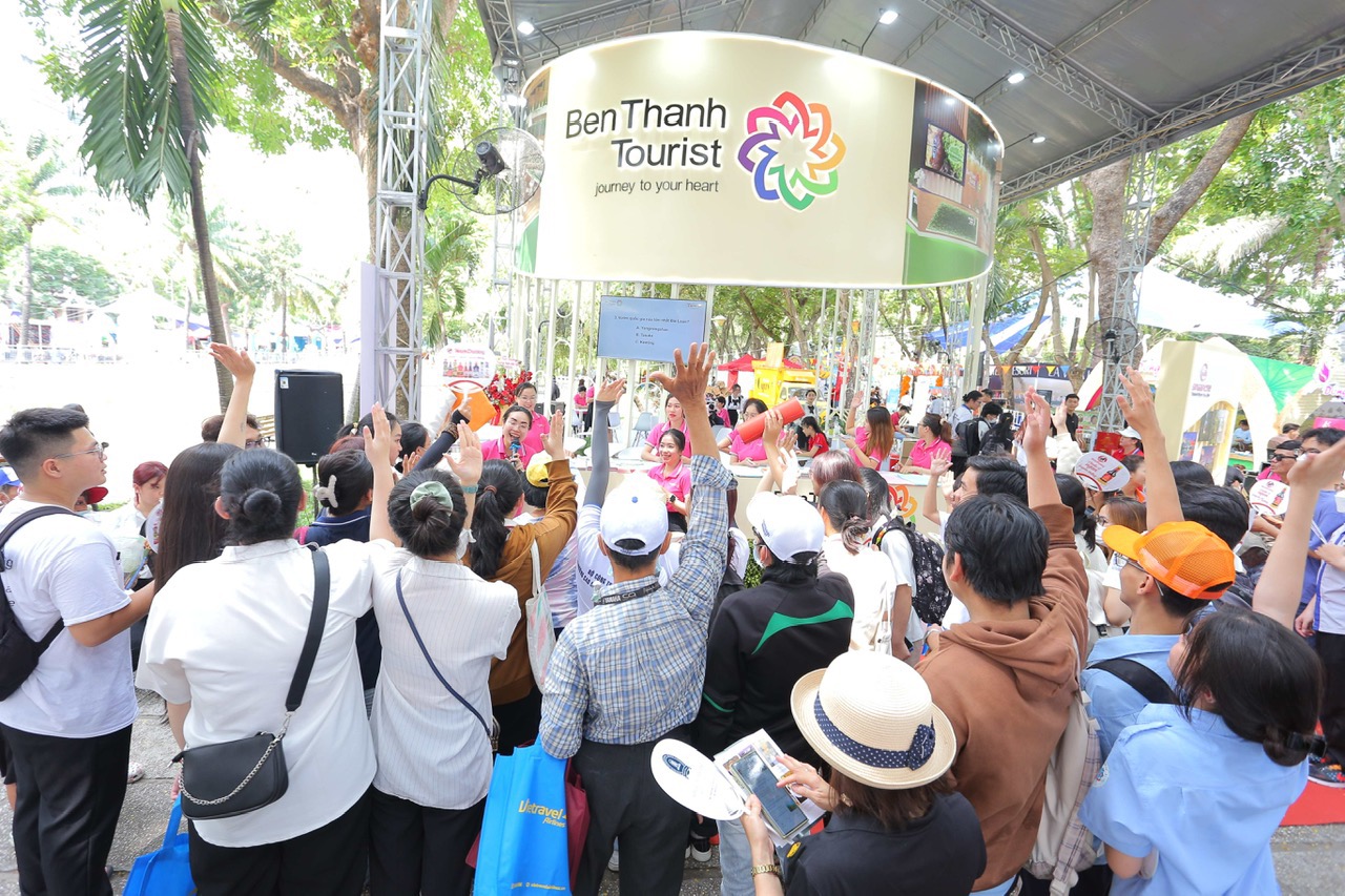 BenThanh Tourist tung ra khuyến mại giảm giá từ 500 nghìn đồng đến 5 triệu đồng cho 35 đường tour du lịch trong và ngoài nước tại Ngày hội Du lịch TP. HCM 2024